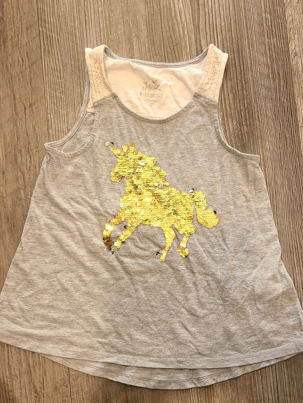 Justice 2 Pair of Sequins Tank Top Size 8